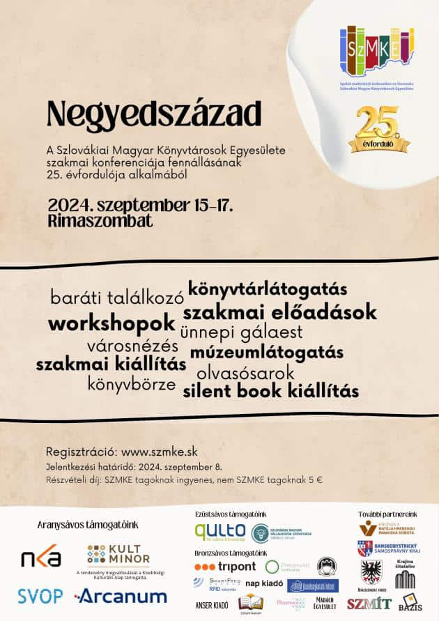 Negyedszázad - Az SZMKE szakmai konferenciája Rimaszombatban